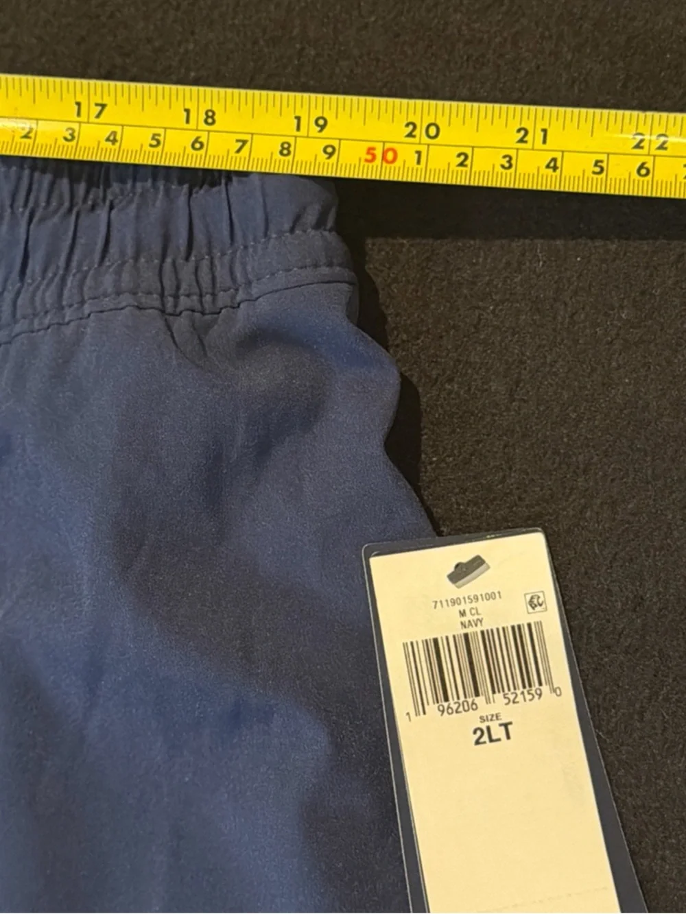 Polo Ralph Lauren Big & Tall Men's Royal Blue Solid Print Swim Trunks 2LT